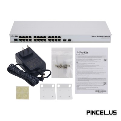 CRS326-24G-2S+RM 24-Port Cloud Router Switch ROS Dual System for MikroTik