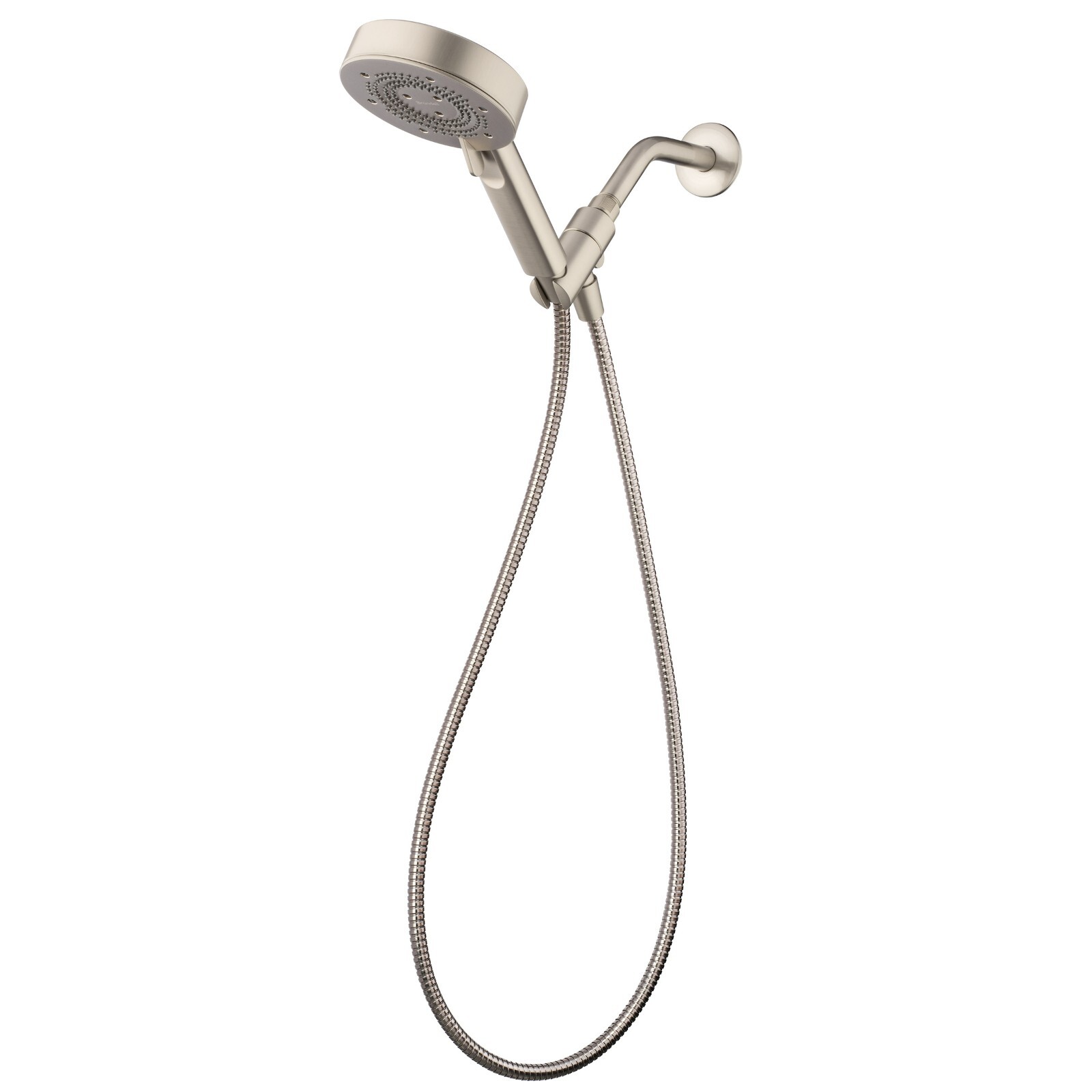 Brondell Nebia Yuba 5-Setting Handshower Shower Head 1.5 gpm, Brushed Nickel New