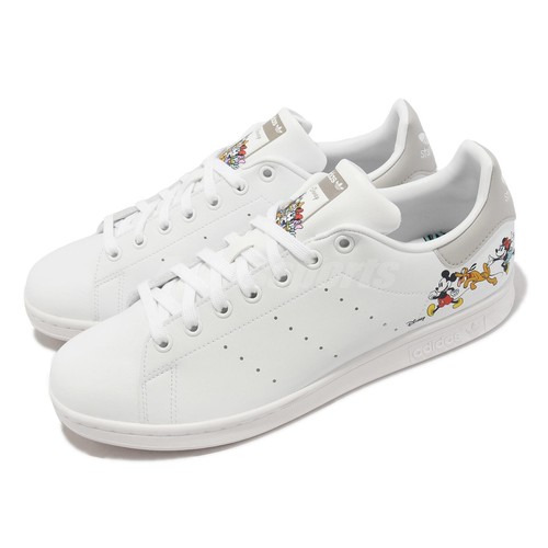

adidas Originals x Disney Stan Smith Footwear Белая серая мужская повседневная обувь GW9539, Белый, Stan Smith