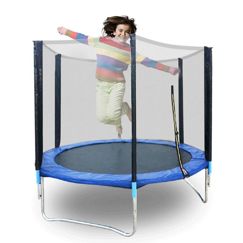 XMAS SALE🎄6FT Kids Trampoline Outdoor Playset Mat & Cover Padding Xmas