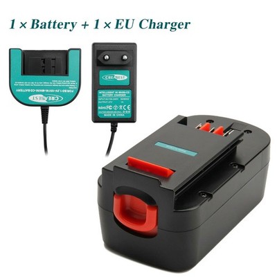 18V 4.0AH Ni-MH Battery/Charger For Black Decker HPB18 A18 A1718 A18E HPB18-OPE 