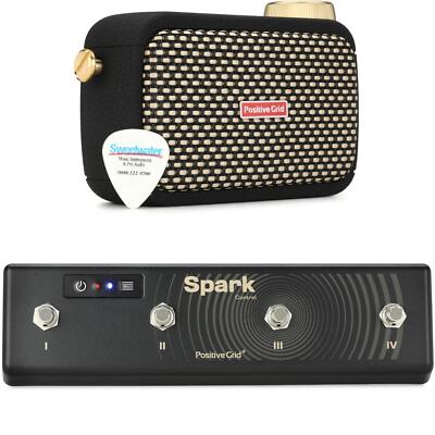 Positive Grid Spark GO Ultra-portable Smart Guitar Amp and Bluetooth Speaker