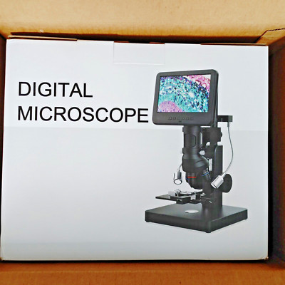 Andonstar AD266S Digital Microscope 20x-5000x 5 Lens 2160P UHD 7'' LCD Brand New