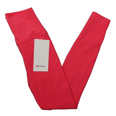 New Lululemon Size 0 Align High Rise Pant 28'' GLZP Glaze Pink $98 Athletic Gym
