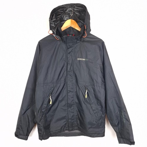 DIDRIKSONS STORM SYSTEM Herren Jacke Gr.S Wasserdicht Atmungsaktiv Grau Kapuze