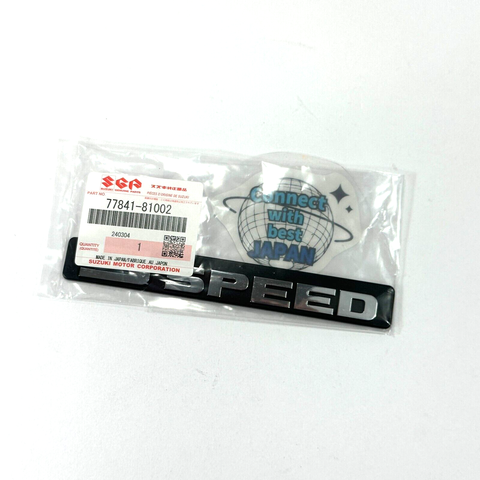 Suzuki Genuine 5 Speed Side Rear Emblem SJ Sierra Samurai Jimny