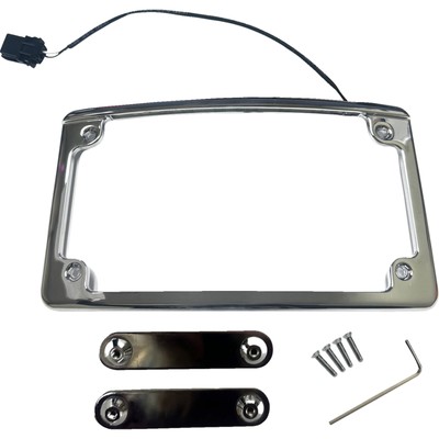 CUSTOM DYNAMICS 2030-2349 LPF-RAD-23CVO-C Illuminated Radius License Plate
