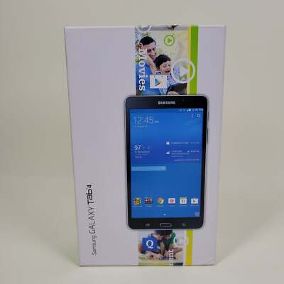 New WiFi Only Samsung Galaxy Tab 4 7.0'' 16GB Black SM-T237P