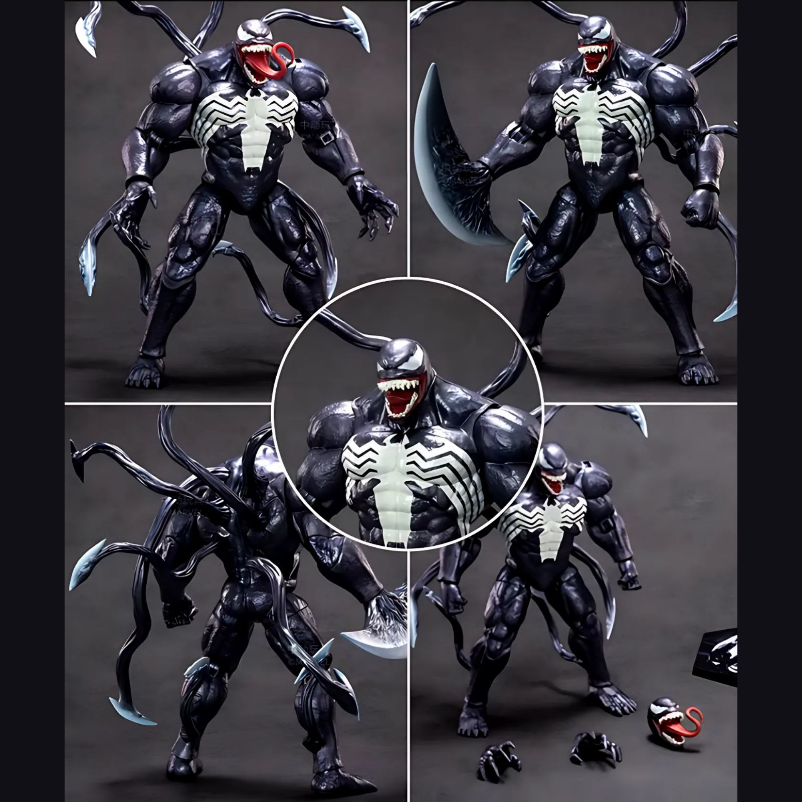 VENOM フィギュアセット (Venom & Carnage) Marvel Venom & Carnage Action Figure 9