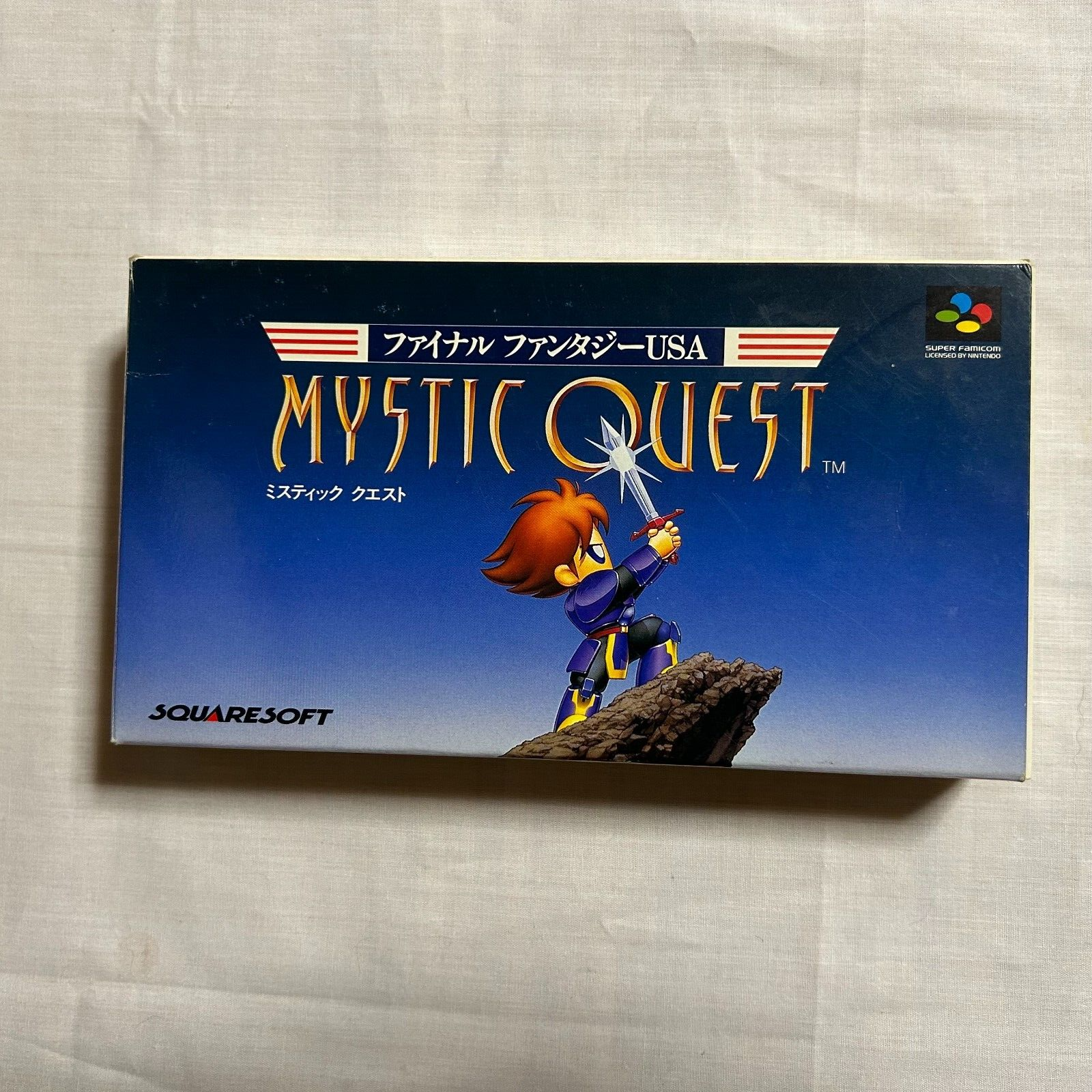(超激レア／送料無料)Final Fantasy Mystic Questセット Final Fantasy Mystic Quest Nintendo Super Famicom FF SFC