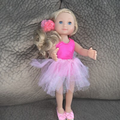 melissa & doug  Mine to Love Alexa Ballerina Doll 14'' blonde blue eyes redressed