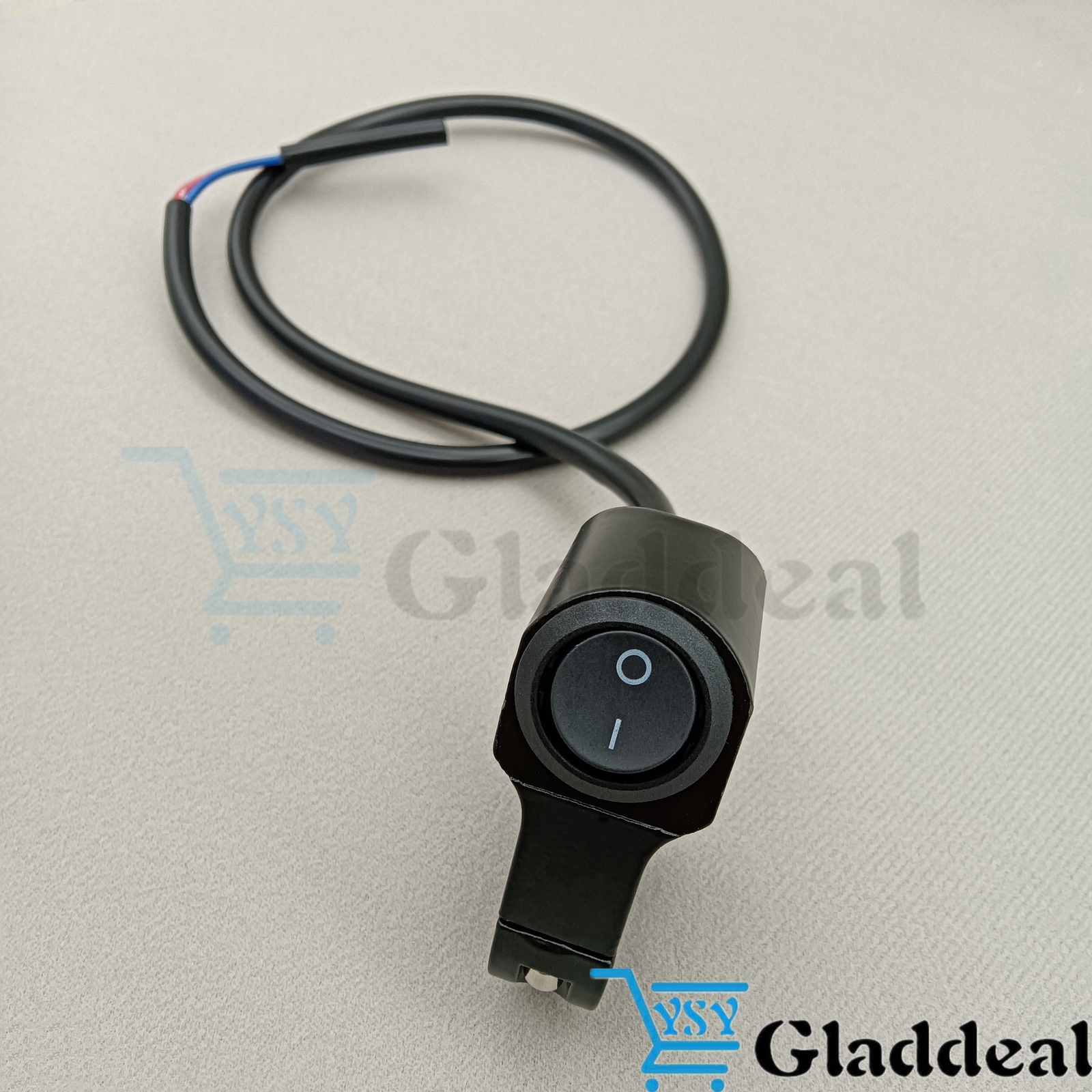 Handlebar Headlight Fog Spot Light ON OFF Switch For Waterproof Motorcycle 7/8"