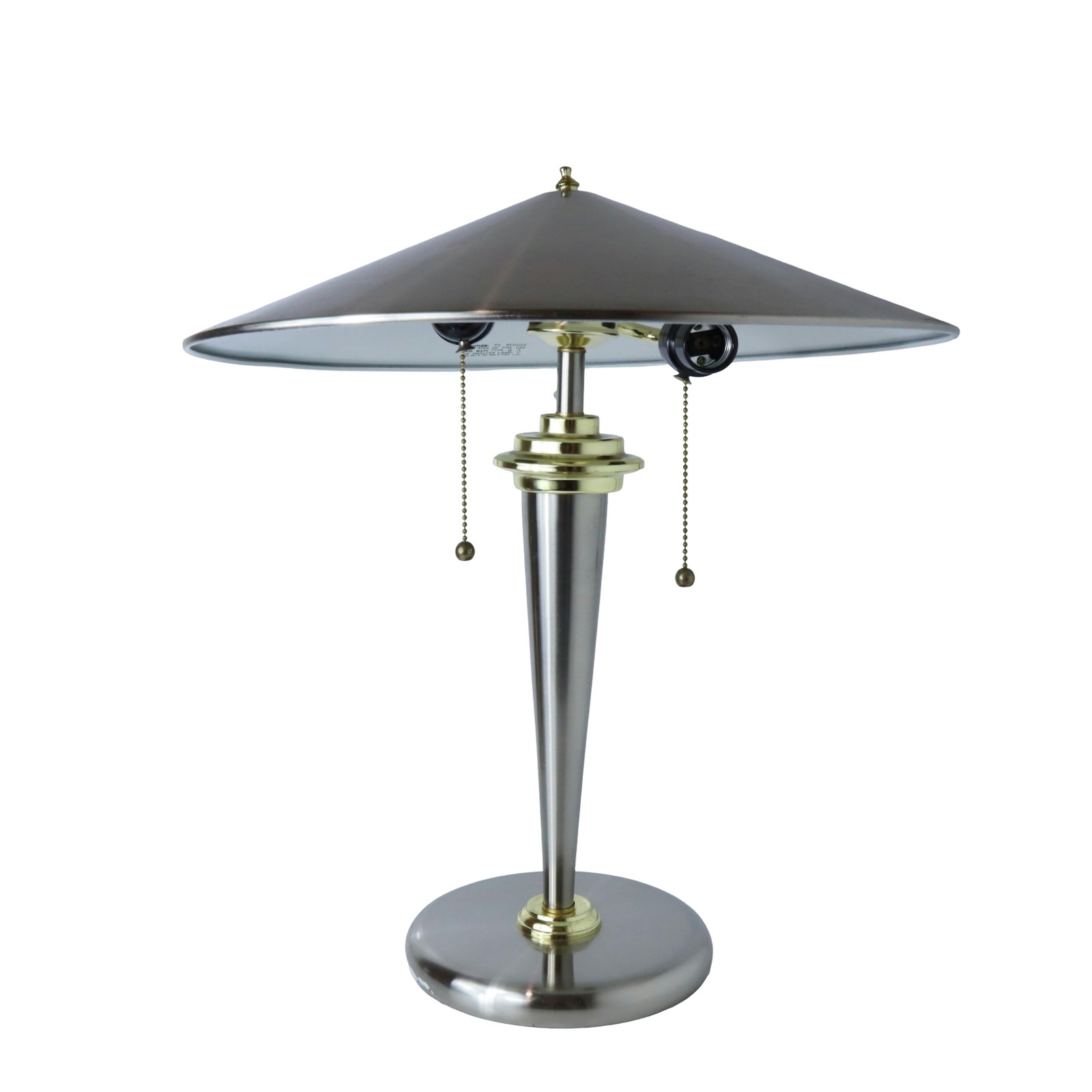 Vintage John Vesey Classic Design Table Lamp With Metal Shade MCM Retro Atomic