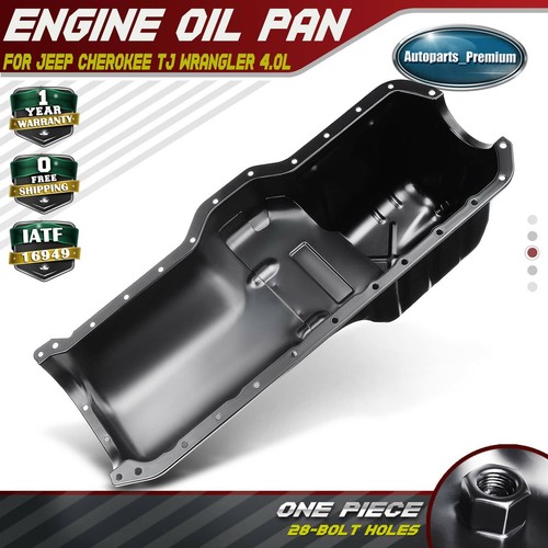 Pan For Jeep	Cherokee 1987-2001 Wrangler 1991-1999 Tj L6 4.0l Ohv