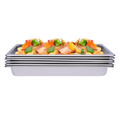 6* Multi-function Stainless Steel Commercial Home Pan Steam Table Pans 20.87''