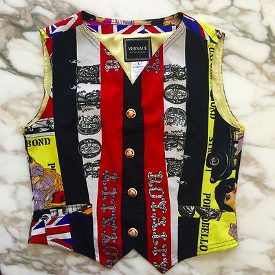 VERSACE JEANS COUTURE cotton women's vest Rock'n Royalty The