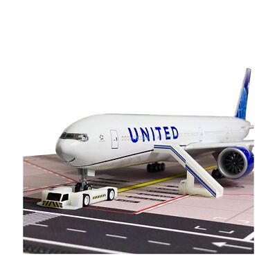 Boeing 777-300ER United Airlines Boeing 777 Airplane Model, 1/150 Scale 18.5 ...