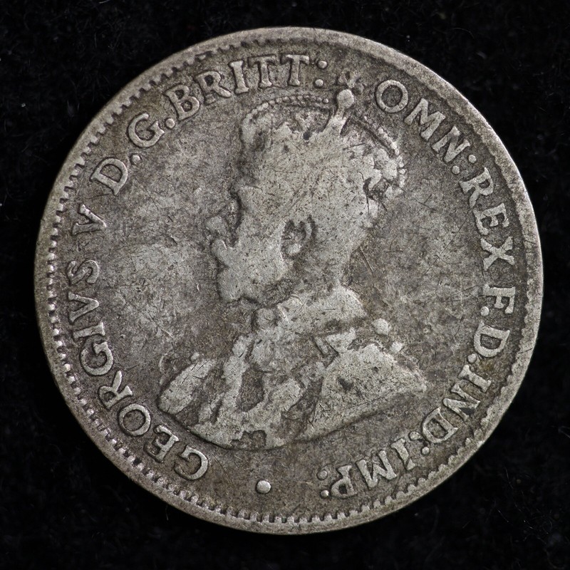 1926 AUSTRALIA THREE PENCE Silver Coin .0393 ASW B079 KC | eBay
