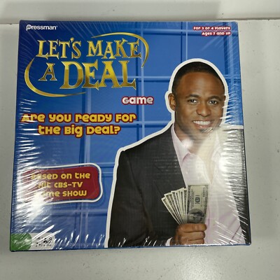 Let's Make a Deal 2010 Board Game, Wayne Brady, Complete New Sealed
