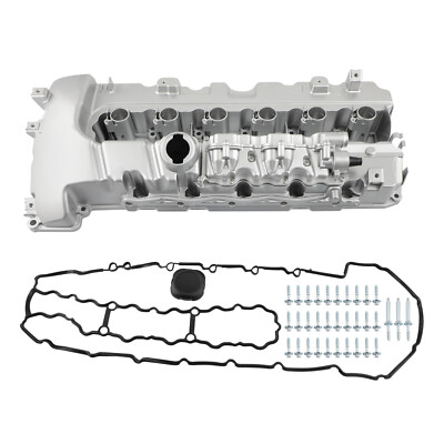 Aluminum Valve Cover w/ Gasket For BMW N54 135i 335i 335xi 535i 740i X6 Z4