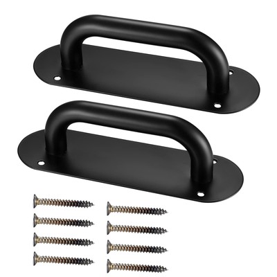 Door Handle Pull Push Door Plate, 2pcs Door Push Plate Handles, Heavy Duty Ba...