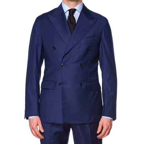 Pre-owned Sartoria Partenopea Blue 170's Loro Piana Wool-cashmere Wish Db Suit Current
