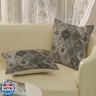 Black Grey Boho Pillow Covers 18x18 Inch 2 Pcs Vintage Gray Carpet Pattern Bohemia Decor Throw Pillows Retro Brown Outdoor Farmhouse Decoration Pillowcase Linen Cushion Cover for Couch Sofa Bed