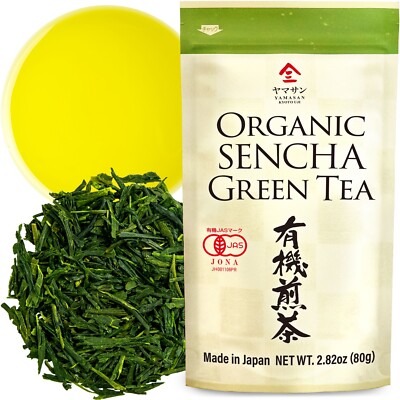 Japanese Organic Sencha  Green Tea From Japan Kyoto YAMASAN (80g)