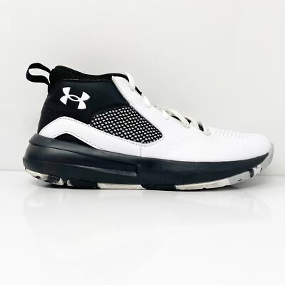 

Кроссовки Under Armour Boys Lockdown 5 3023533-100 Белые Баскетбольные кроссовки Размер 5.5Y, Белый, Lockdown 5