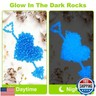 6000pcs 5-8mm Bule Luminous Stones Glow in The Dark Garden Pebbles Stones Glow in The Dark Rocks Outdoor Glow Pebbles Aquarium Rocks for Garden Path Walkway Yard Fish Tank Plant Pots