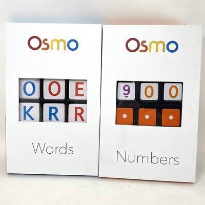 OSMO Words Numbers for iPad Interactive Educational learning Set Of 2