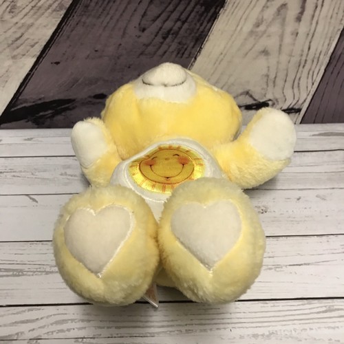 Vintage 1983 Kenner Care Bear Plush FUNSHINE BEAR Yellow Stuffed Animal Toy (C3