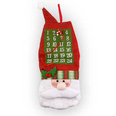 Santa Clause 24 Day Till Christmas Advent Calendar Merry Christmas Happy  Holiday | eBay