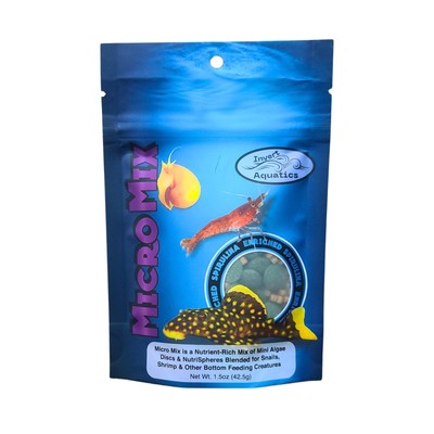 Micro Mix - Sinking Blended Diet for Snails, Shrimp & Bottom Feeding Fish (1....