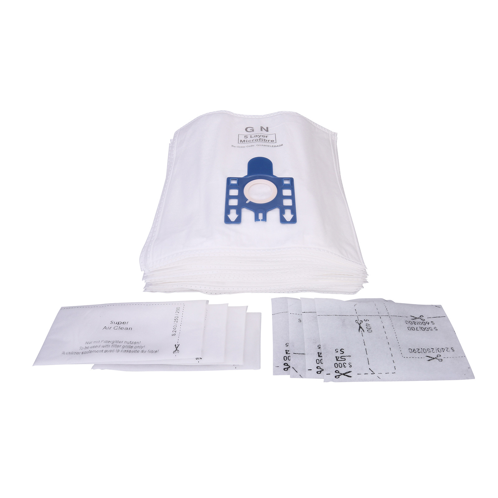 20 x GN Type Vacuum Dust Bags + Filters For Miele Cat & Dog S5260 S5261