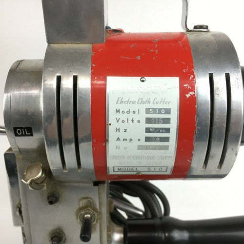 Consew 510 Industrial Commercial Fabric Cutting Machine w 4