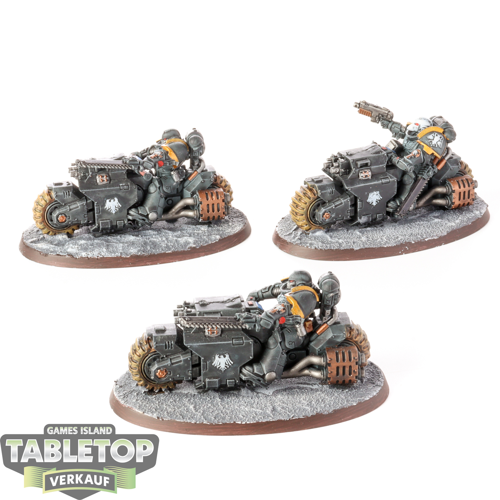 Raven Guard - 3 - Outriders - bemalt