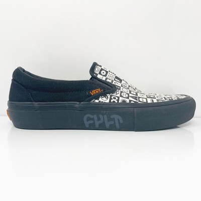 

Vans Mens Off The Wall 500714 Черная повседневная обувь Кроссовки Размер 4.5, Черный, Off The Wall