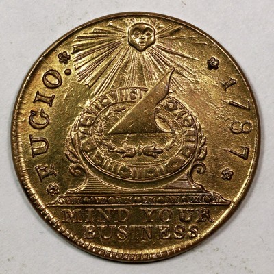 1787 Fugio Restrike Copper PCGS