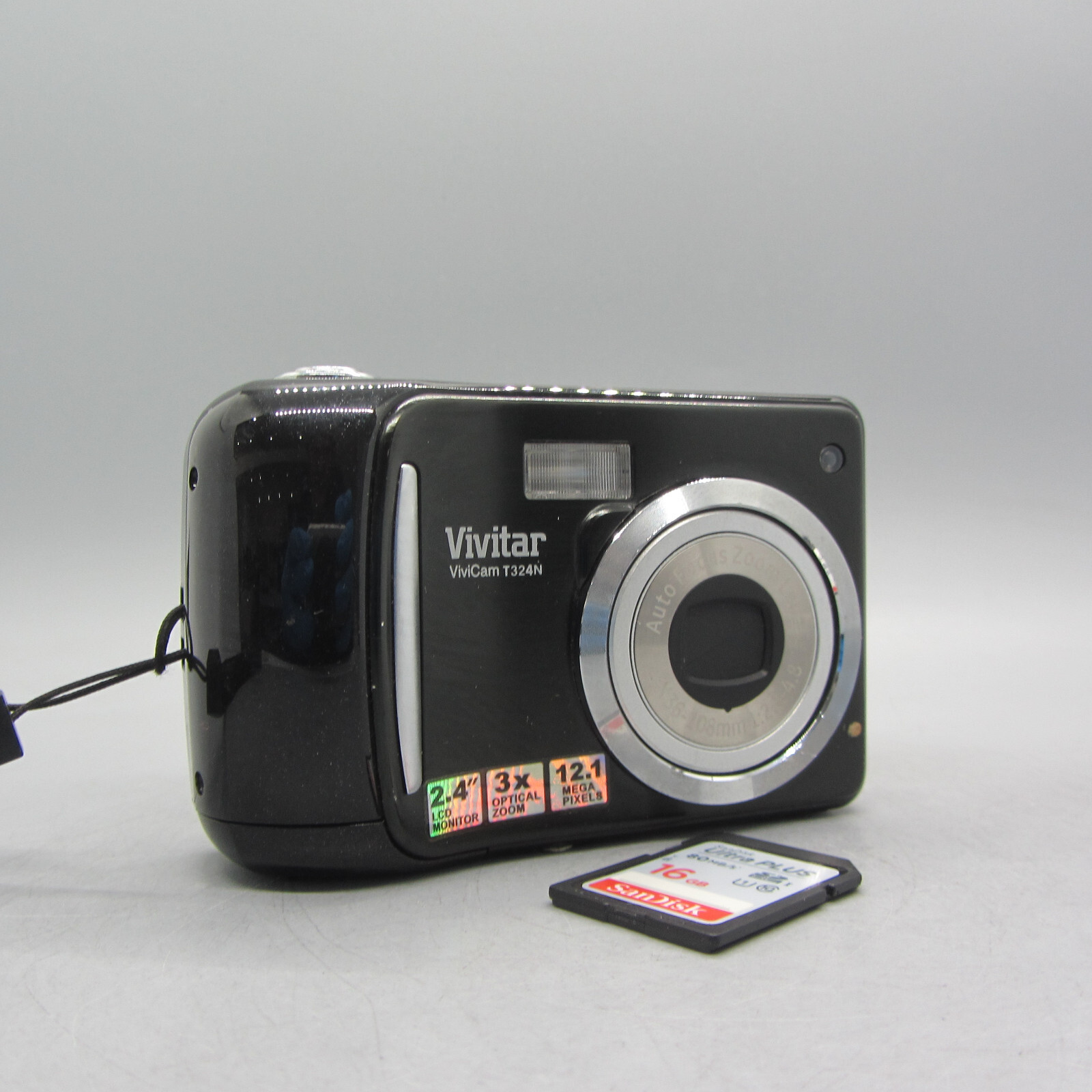 【動作OK】Vivitar ViviCam T324 デジカメ　単四電池 動作OK】Vivitar ViviCam T324 デジカメ 単四電池 - メルカリ