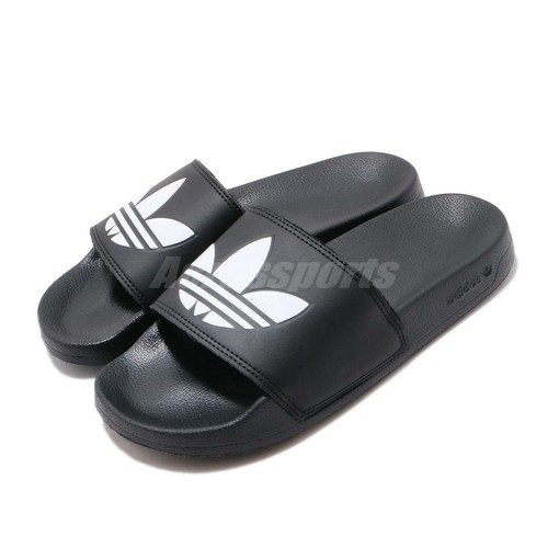 

Мужские сандалии унисекс adidas Originals Adilette Lite, черно-белые шлепанцы FU8298, Черный, Adilette Lite