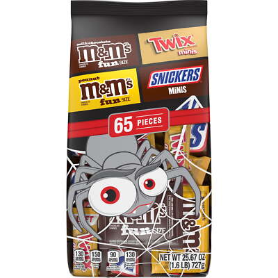 Snickers & Twix Halloween Candy Variety Pack - 65 Ct Bag