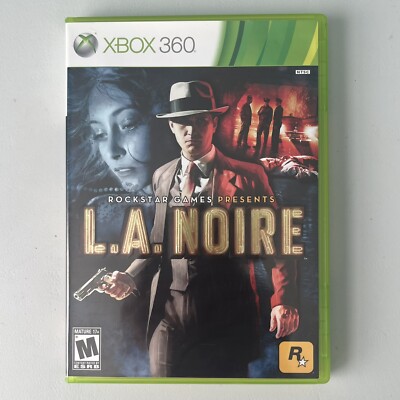 L.A. Noire (Microsoft Xbox 360, 2011) Complete with Manual CIB Rockstar