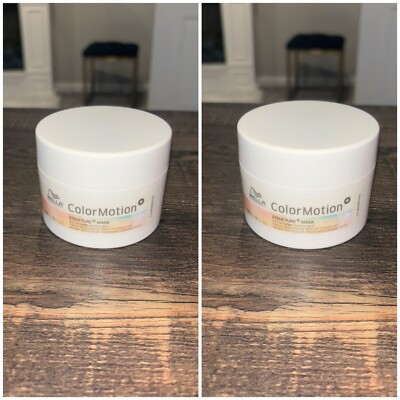 2 Wella Color Motion Structure Mask - Full Size - 5 Oz Each - NEW - Free Ship!