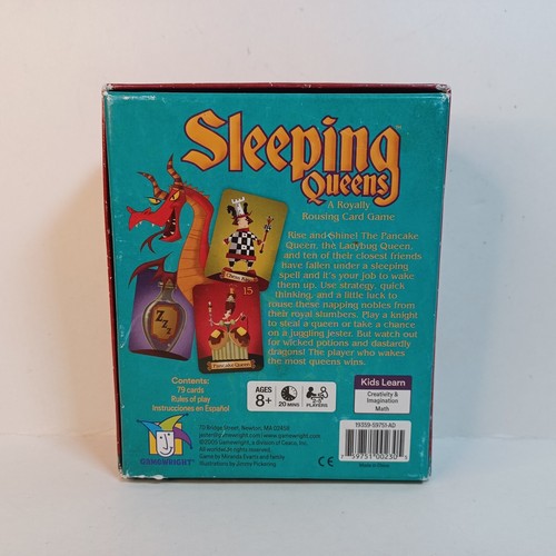 2005 Gamewright Fox Mind Sleeping Queens : A Royally Rousing Card Game