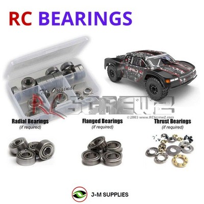 RCScrewZ Metal Shielded Bearing Kit rer072b for RedCat Camo Trophy Truck | KIT
