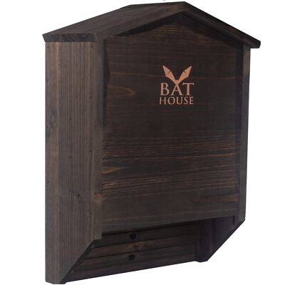 The Ultimate Wooden Bat House for Outdoors - A Large Double Chamber Box Perfe...