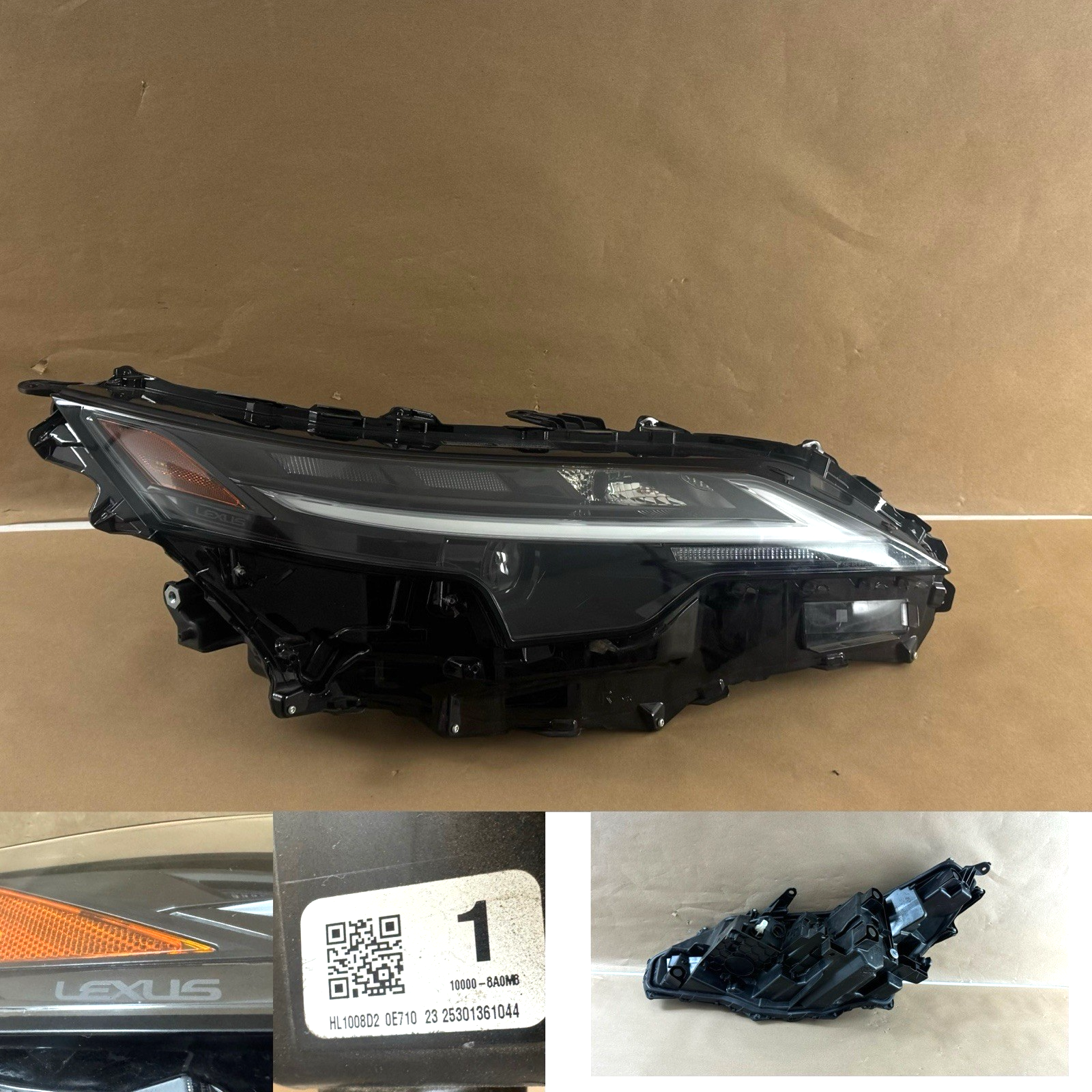 2023-2025 Lexus RX RX350 RX500h single beam Headlight Right Side 81110-0E710 OEM