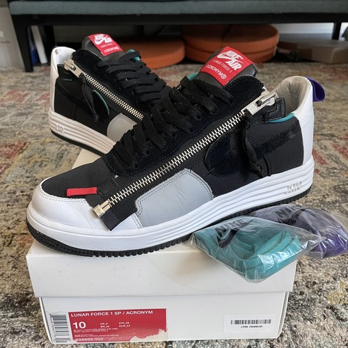 Nike Acronym Lunar Force 1 SP Zip LF1 AF1 Air Turbo Green Black