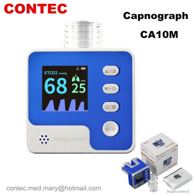 CO2 Mainstream ETCO2 Capnograph Respiration Rate End-tidal CO2 patient Monitor